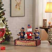 Mr. Christmas 10" Animated Bandstand Bears
