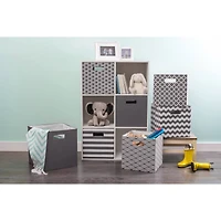 DII® 13" Polyester Chevron Storage Cube