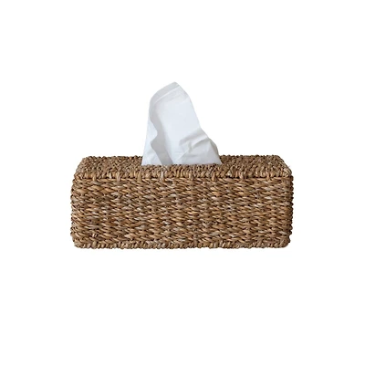 Hello Honey® Hand-Woven Seagrass Tissue Box Cover
