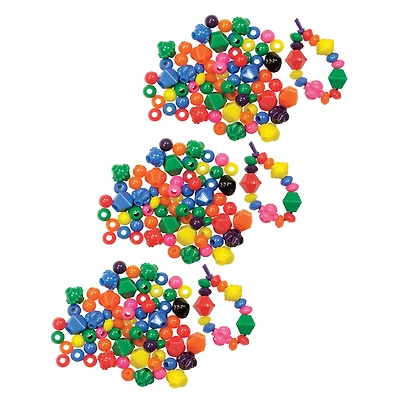 Roylco® Brilliant Beads™, 3 Packs of 100