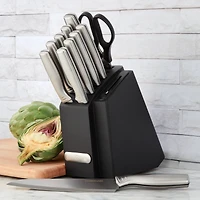 Farberware Edgekeeper 11-Piece Stainless Steel Knife Block Set
