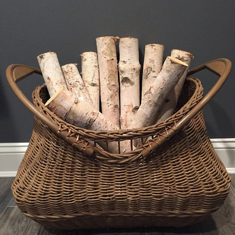 Wilson® Enterprises 6"-8" Large White Birch Fireplace Set, 3ct.