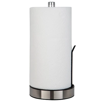 Kitchen Details Paper Towel Holder with Black Tension Arm