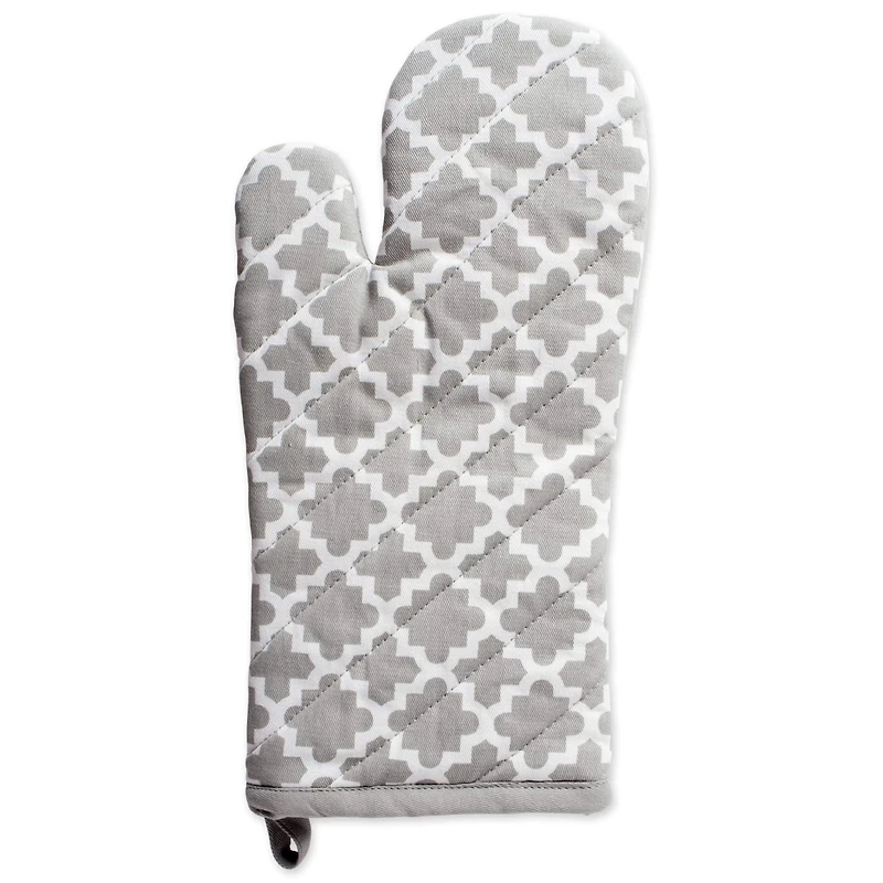 DII® Gray Lattice Oven Mitt & Potholder Set