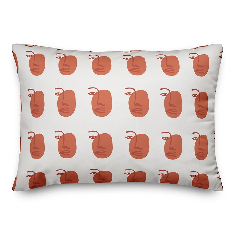 Abstract Figure Throw Pillow