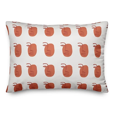 Abstract Figure Throw Pillow