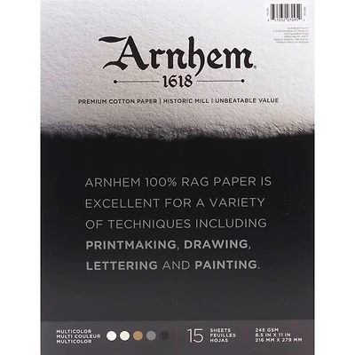 Speedball® Arnhem 1618 Paper Print Pad, 8.5" x 11"