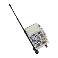 Everything Mary Floral Rolling Scrapbook Storage Tote