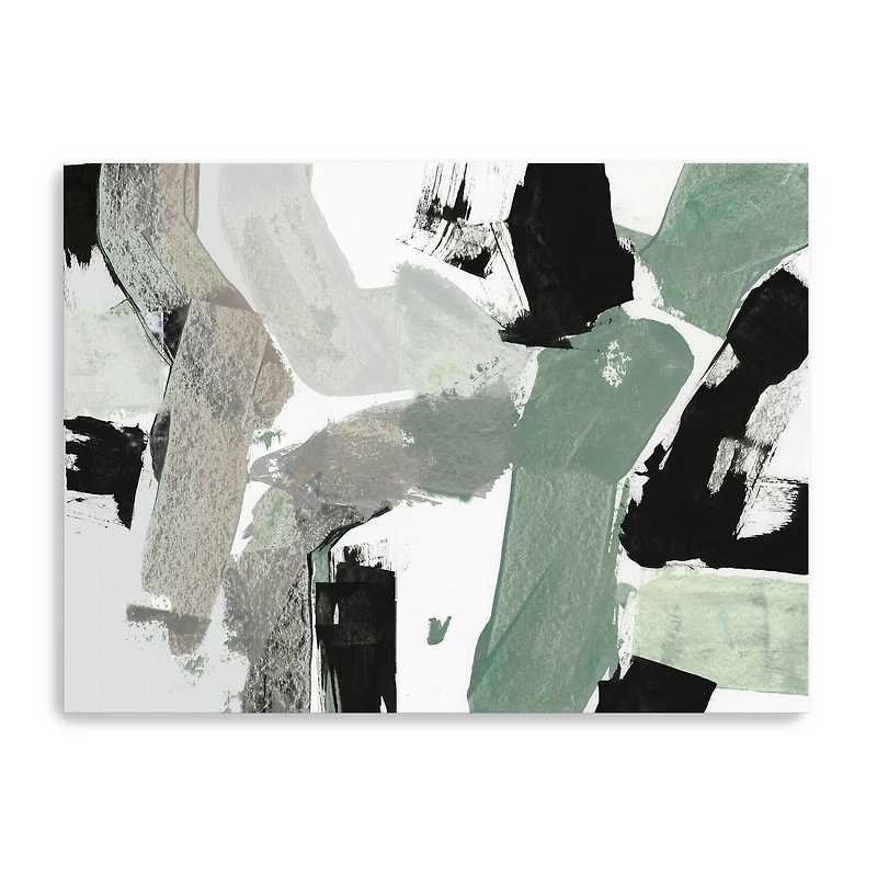 Flowing Green III Canvas Giclee