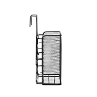 Household Essentials Over the Door Mesh Metal Basket