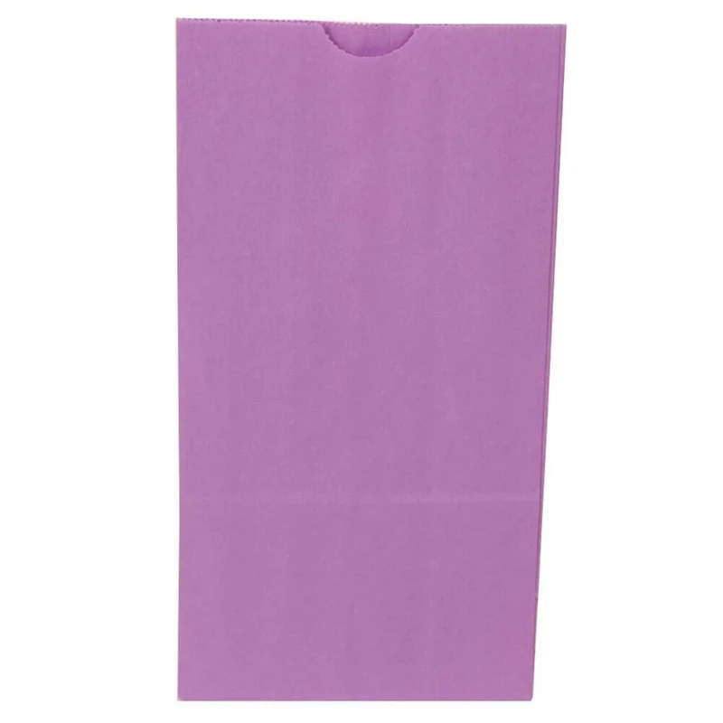 JAM Paper Purple Lunch Bags