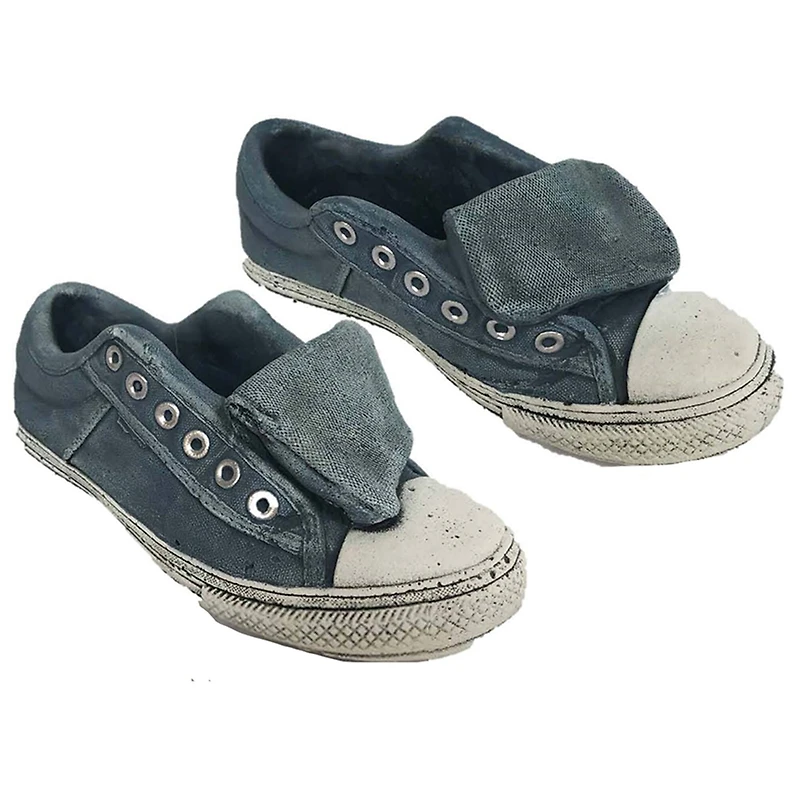 Santa's Workshop 11" Blue Sneaker Cement Planter, 2ct.