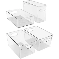Sorbus Clear Fridge & Freezer Organizing Bin Set