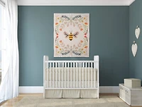 Hello Honey® Cotton Knit Baby Blanket with Bee Pattern