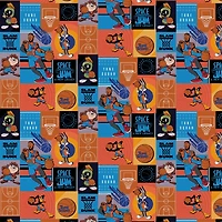Space Jam Slam Dunk Precut Cotton Fabric