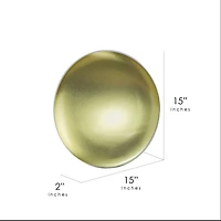 American Art Décor™ 15" Two Seasons Baseball Dome Metal Sign