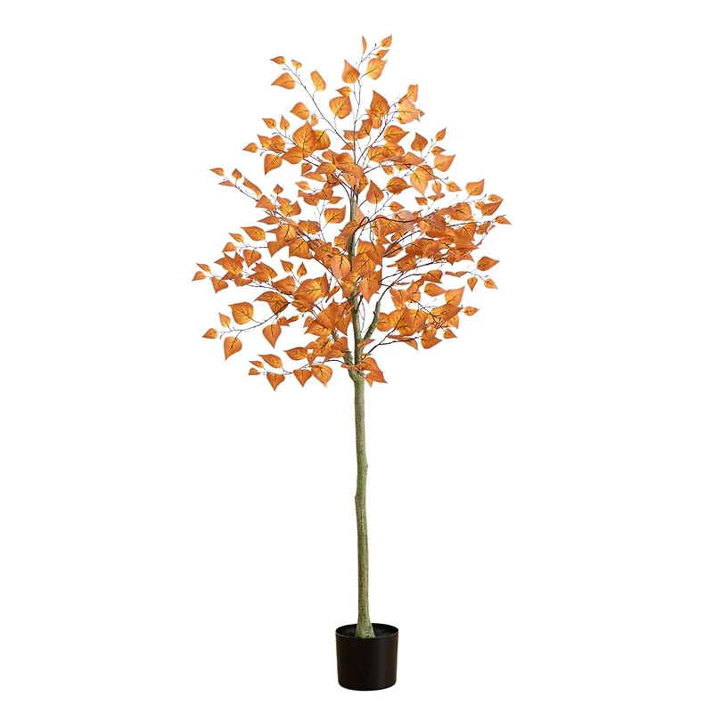 5ft. Autumn Birch Leaf Artificial Fall Tree