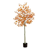 5ft. Autumn Birch Leaf Artificial Fall Tree