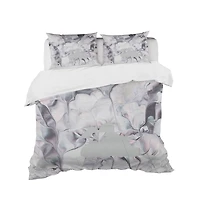 Designart 'Light and Shadow III' Geometric Bedding Set