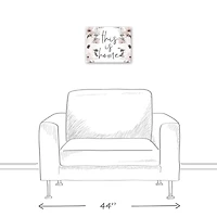 This Is Home Florals 11" x 14" Canvas Wall Art