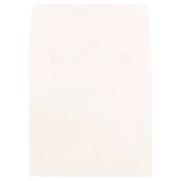 JAM Paper 6.5" x 6.5" Natural White Square Invitation Envelopes
