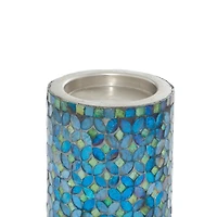 Turquoise Metal Glam Candle Holder Set