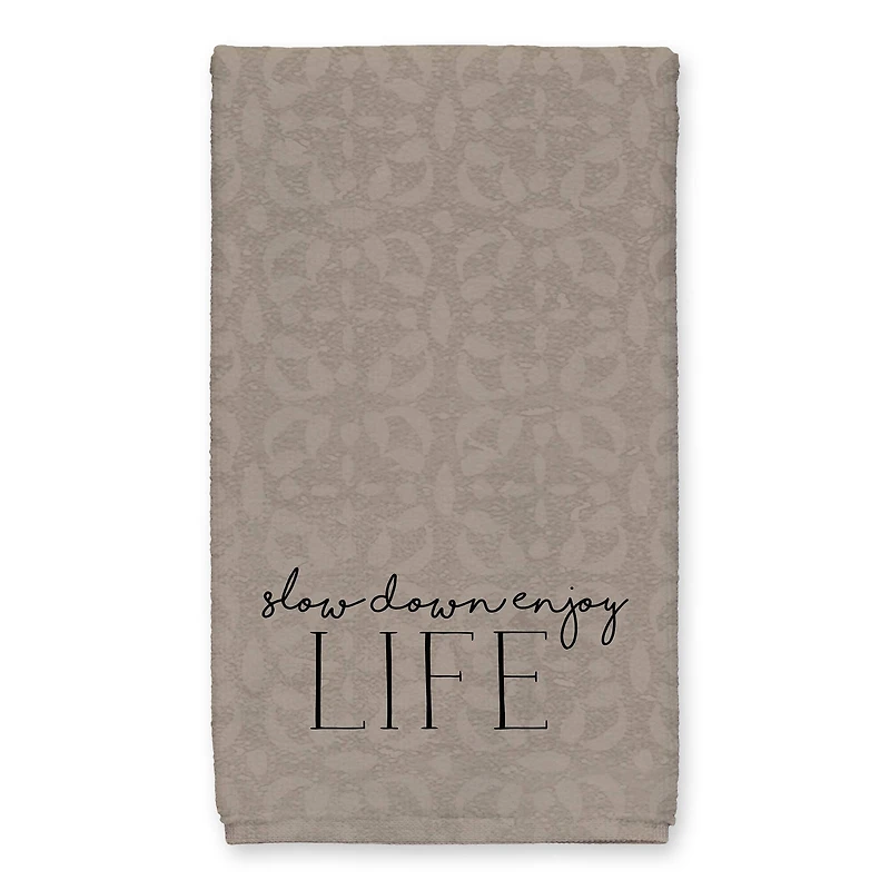 Slow Down Enjoy Life Tea Towel Set