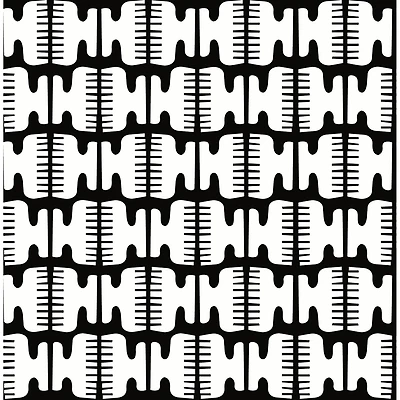 NuWallpaper Black Pepper Paperie Shift Peel & Stick Wallpaper