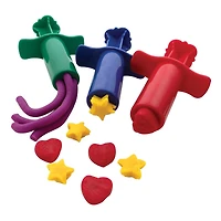 Creativity Street 12 Assorted Patterns Dough Extruders Set