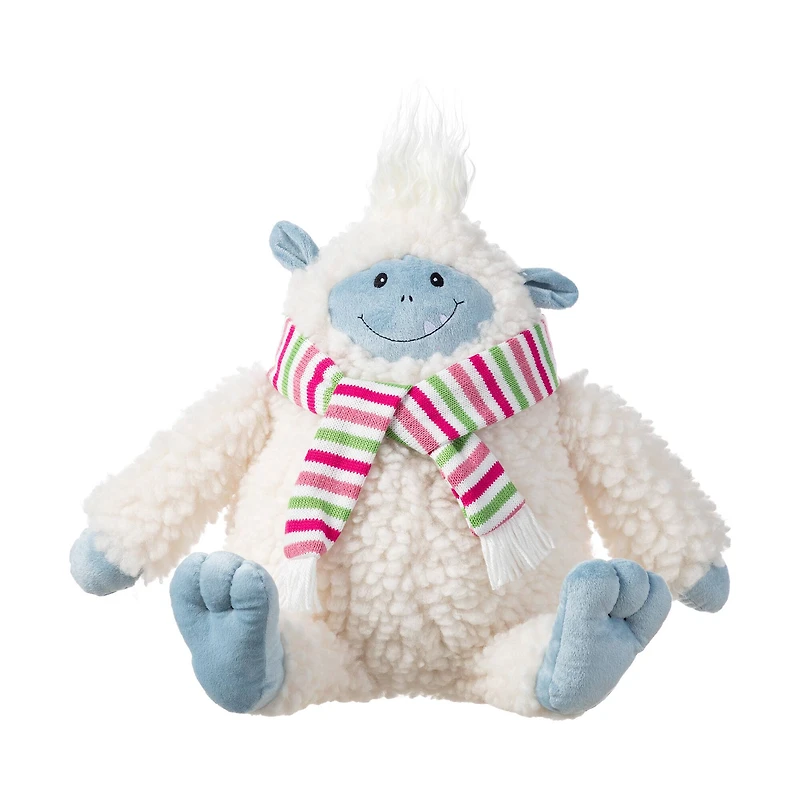 Glitzhome® 21.75"H Christmas Fabric Yeti Shelf Sitter