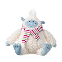 Glitzhome® 21.75"H Christmas Fabric Yeti Shelf Sitter