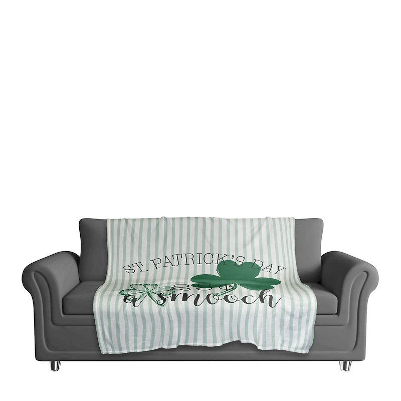 25 Cents A Smooch 50" x 60" Coral Fleece Blanket