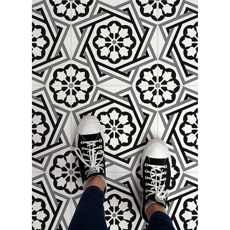 FloorPops Dakota Peel & Stick Floor Tiles