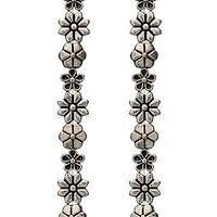 Silver Metal Flower Beads by Bead Landing™