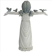 Design Toscano 16" Basking in God's Glory Little Girl Statue