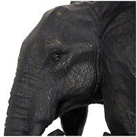 14" Bronze Elephant Family Sculpture