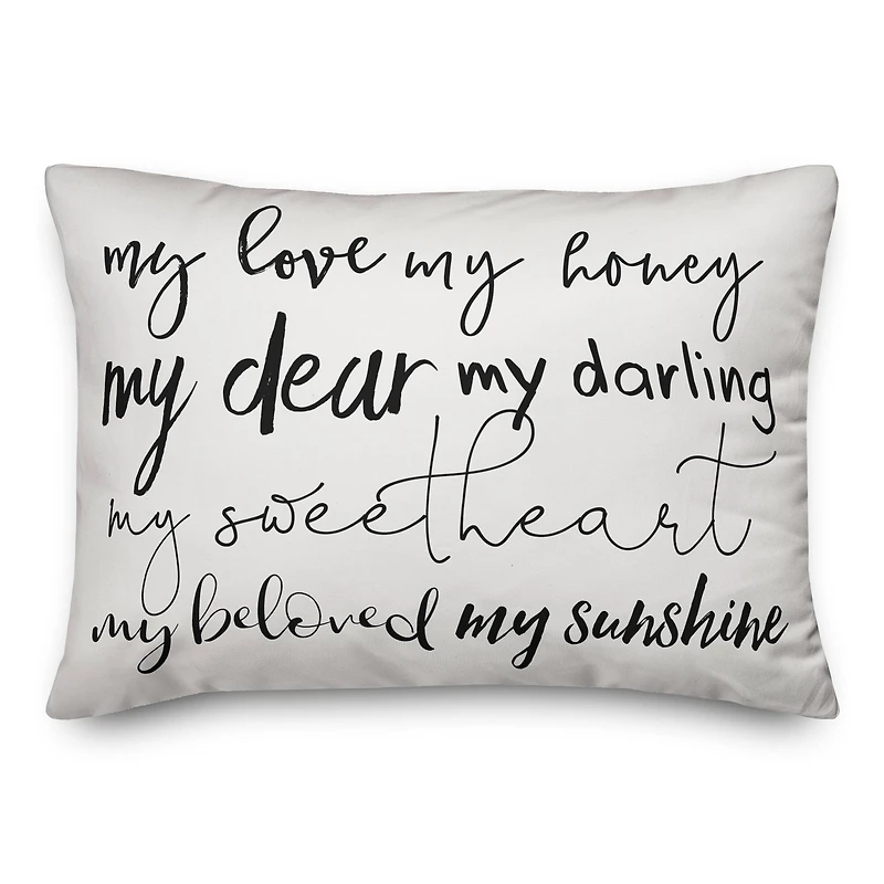 My Sweetheart Throw Pillow