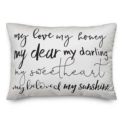 My Sweetheart Throw Pillow