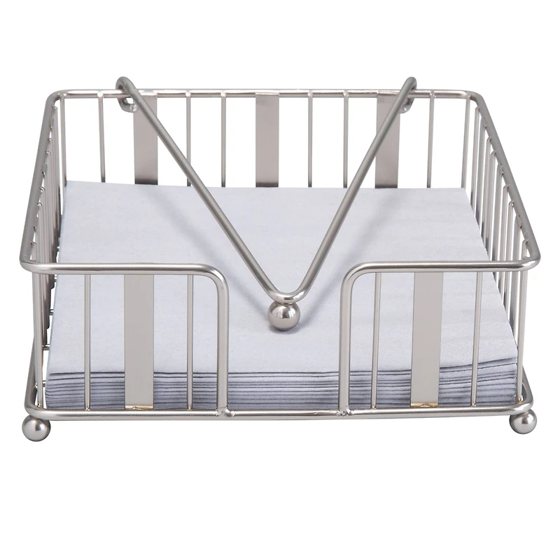 Laura Ashley Aristo Satin Napkin Holder with Weighted Arm