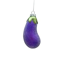 4" Eggplant Glass Ornament by Ashland®