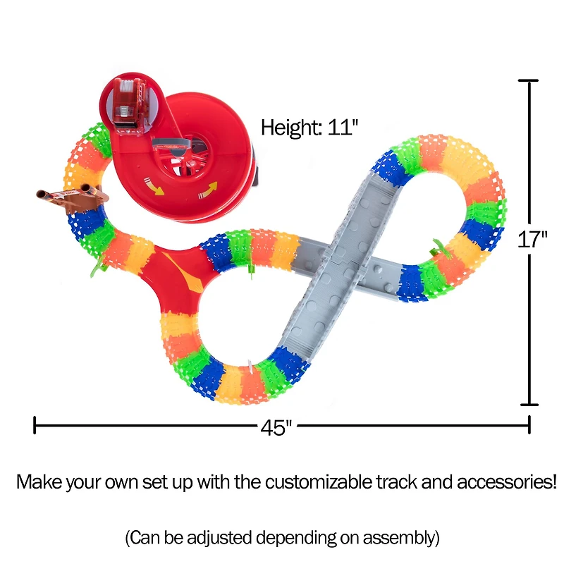 Toy Time Flexible Tracks Raceway Set