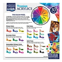 ArtSkills® Premium Acrylic Paint Set with Paint Palette