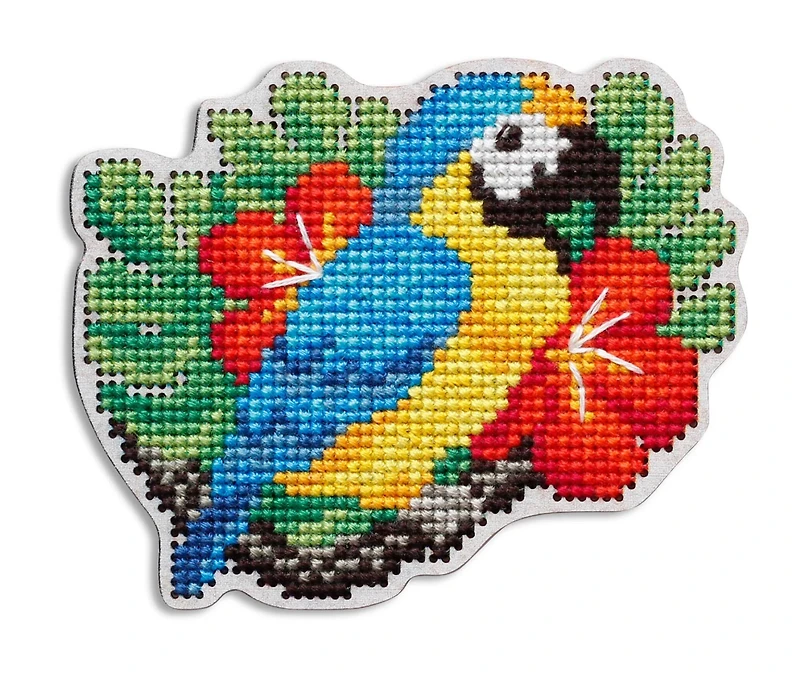 RTO Parrot Wooden Cross Stitch Kit