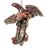 Design Toscano Christmas Light Protector Dragon 2021 Gothic Ornament
