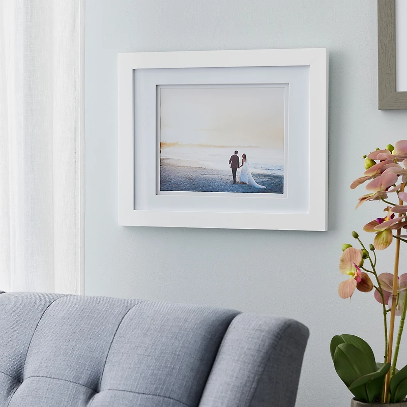 8 Pack: White Gallery Wall Frame with Double Mat Airfloat Gallery™ by Studio Décor