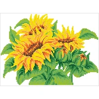 Diamond Dotz® Wistful Sunflowers Diamond Painting Kit