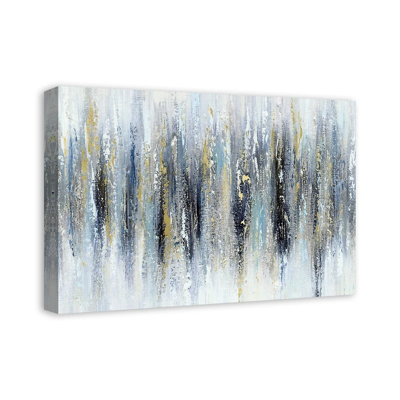 Edgy Abstract 24" x 16" Canvas Wall Art