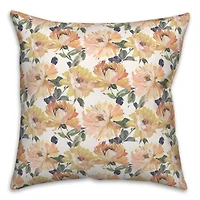 Pretty Blooms Throw Pillow