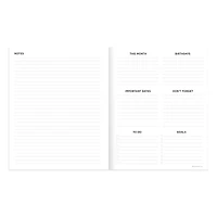 TF Publishing 2025 Anything But Basic Kraft Medium Monthly Planner