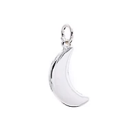 Charmalong™ Silver Plated Moon Charm by Bead Landing™